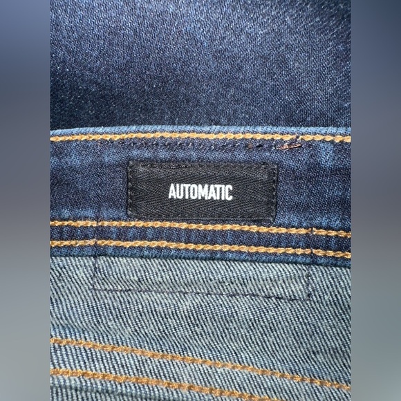 Revtown Jeans Decade Denim Mens 38x30 Dark Wash Blue Automatic Straight Denim - Picture 3 of 11